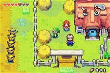 une photo d'Ã©cran de The Legend of Zelda - The Minish Cap sur Nintendo Game Boy Advance